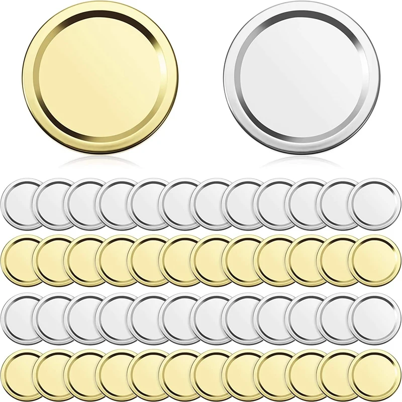 50 Pieces 70mm Mason Jar Split-Type Lids, Leak-Proof and Secure Canning Jar Caps for Mason Jar
50 Pieces 70mm Mason Jar Split-Type Lids, Leak-Proof and Secure Canning Jar Caps for Mason Jar