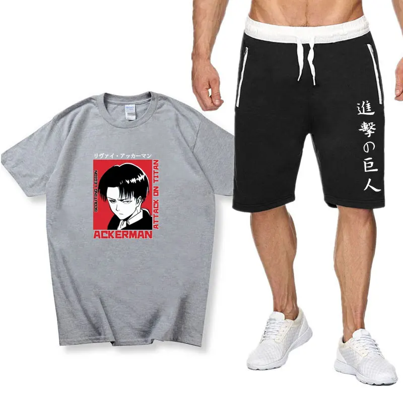 Anime Attack On Titan Men'S Sets 2021 New Summer T-Shirts + Shorts Sweatpants Jogging Homme Harajuku T Shirt For Men Clothing
Anime Attack On Titan Men'S Sets 2021 New Summer T-Shirts + Shorts Sweatpants Jogging Homme Harajuku T Shirt For Men Clothing
