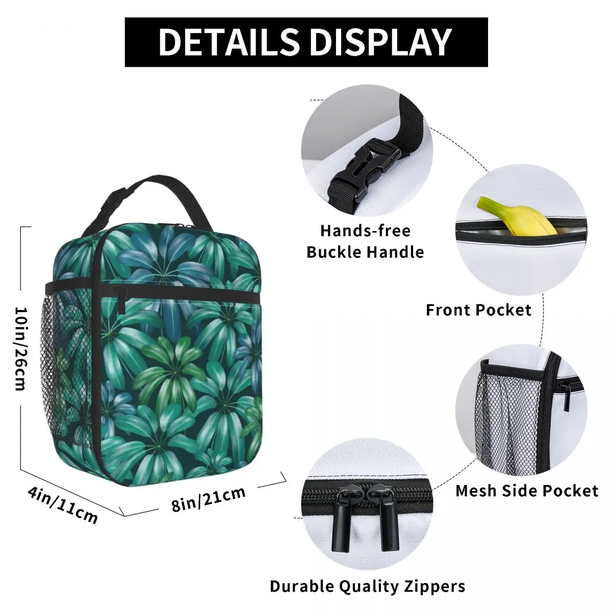 Beauty Blooms Exotic Flower Lunch Bag for Women Men Large Insulated Lunch Box with Water Bottle Holder and Pockets
Beauty Blooms Exotic Flower Lunch Bag for Women Men Large Insulated Lunch Box with Water Bottle Holder and Pockets
