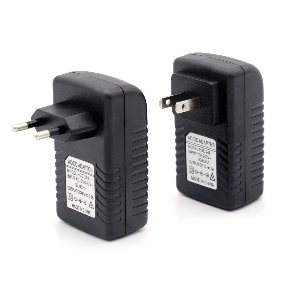 US/EU Plug Poe injector Video surveillance DC 48V 0.5A 24W Injector for IP Camera CCTV Security Surveillance PoE Power Adapte
US/EU Plug Poe injector Video surveillance DC 48V 0.5A 24W Injector for IP Camera CCTV Security Surveillance PoE Power Adapte