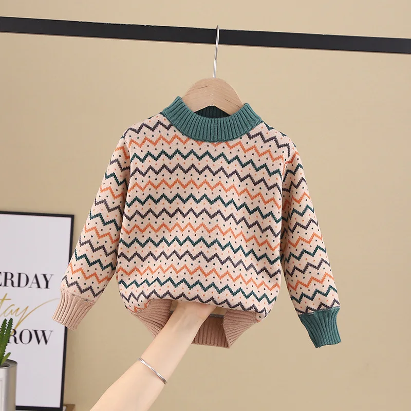 Autumn Winter Baby Girls Boys Sweaters Coat Kids Knitting Tops Baby Boys Girls Cartoon Long Sleeve Plus Velvet Sweaters
Autumn Winter Baby Girls Boys Sweaters Coat Kids Knitting Tops Baby Boys Girls Cartoon Long Sleeve Plus Velvet Sweaters