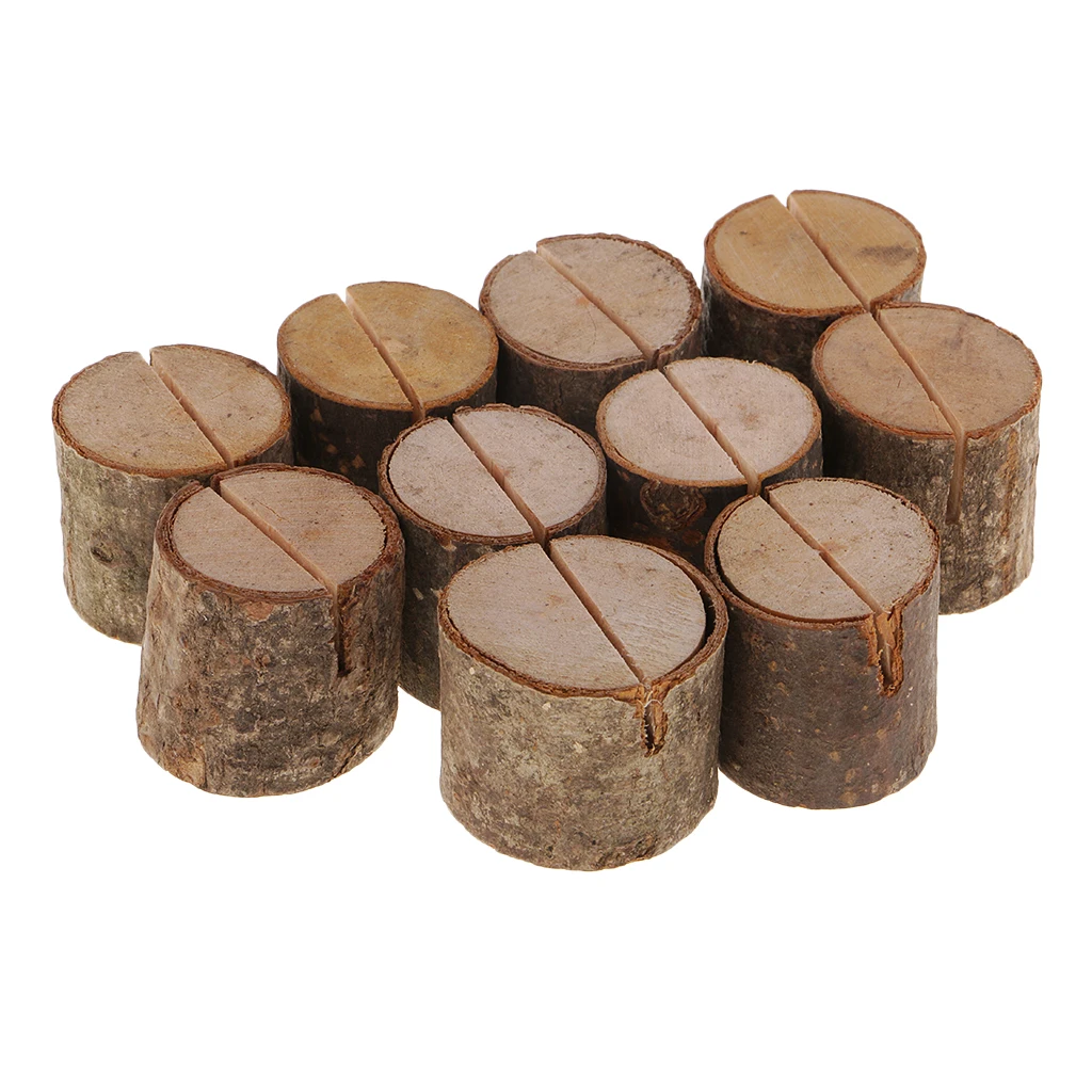 10 Pieces Natural Wood Log Blocks Holder For Wedding Party Table Decoration
10 Pieces Natural Wood Log Blocks Holder For Wedding Party Table Decoration