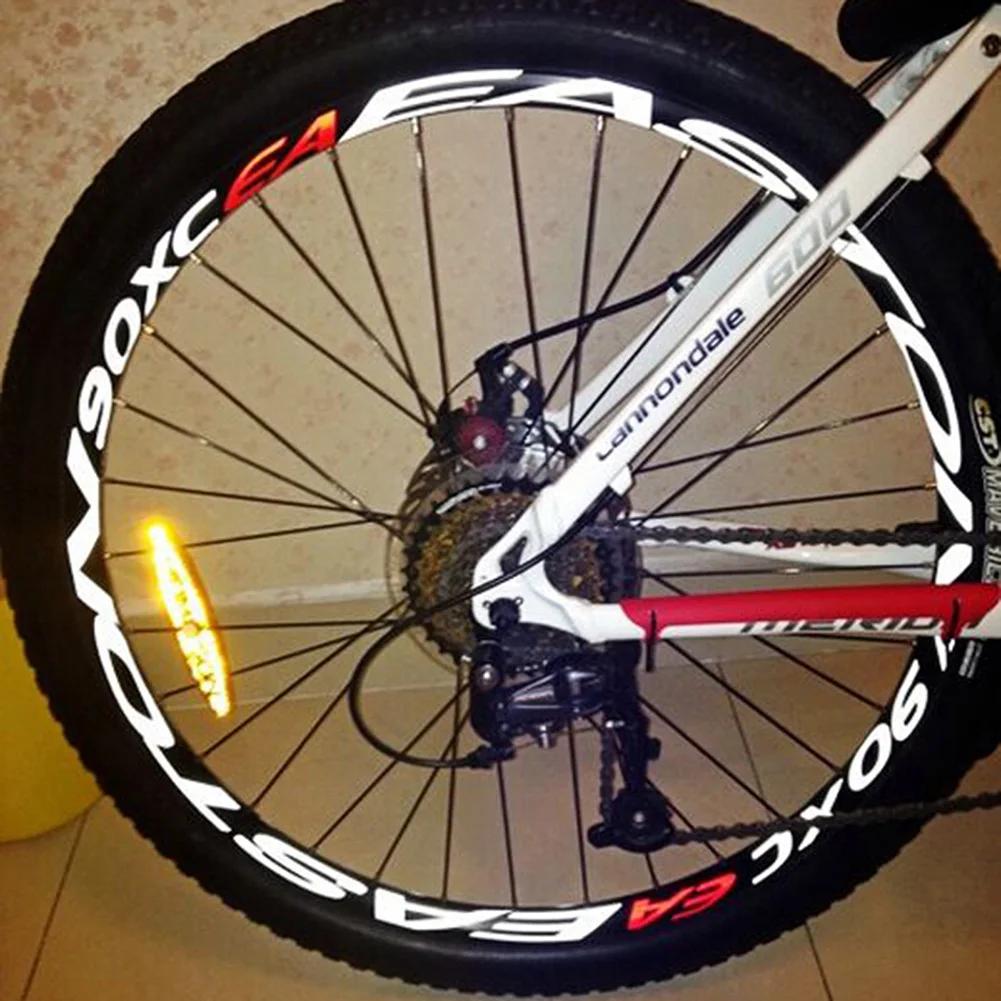 1 Side Multicolor Bike Wheel Rims Reflective Stickers 26/27.5inch Wheel Stickers Bike Tire Decals Stickers MTB Bike Accessories
1 Side Multicolor Bike Wheel Rims Reflective Stickers 26/27.5inch Wheel Stickers Bike Tire Decals Stickers MTB Bike Accessories