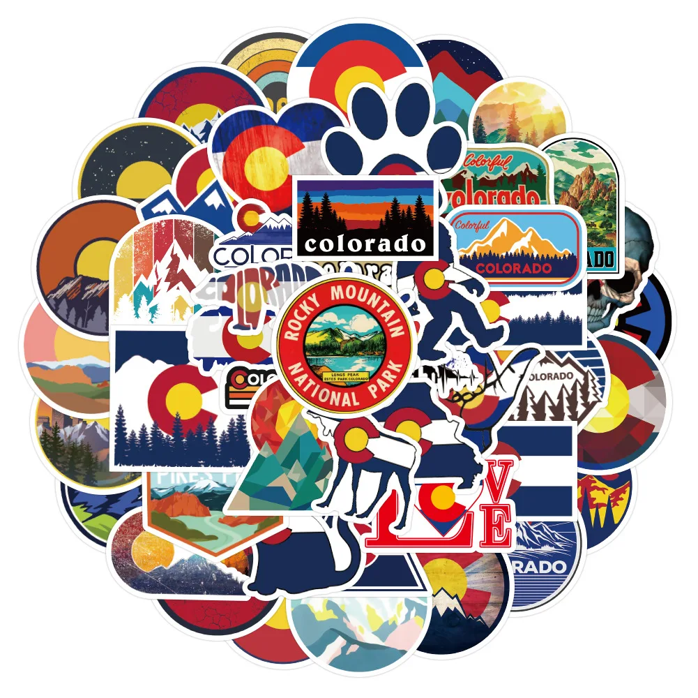 10/50pcs Famous City Colorful Colorado Sticker Vintage Travel Landscape Decal Personality Surfboard Suitcase Laptop Car Stickers 
10/50pcs Famous City Colorful Colorado Sticker Vintage Travel Landscape Decal Personality Surfboard Suitcase Laptop Car Stickers