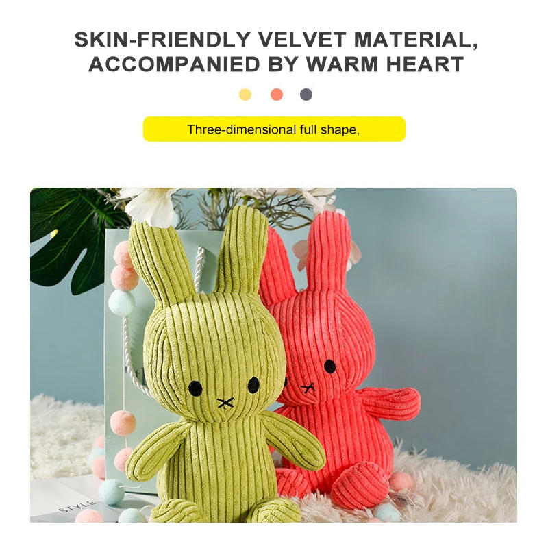 30CM Height Large Plush Bunny Doll Toys Kids Sleeping Back Cushion Cute Stuffed Rabbit Baby Accompany Dolls Xmas Gift
30CM Height Large Plush Bunny Doll Toys Kids Sleeping Back Cushion Cute Stuffed Rabbit Baby Accompany Dolls Xmas Gift