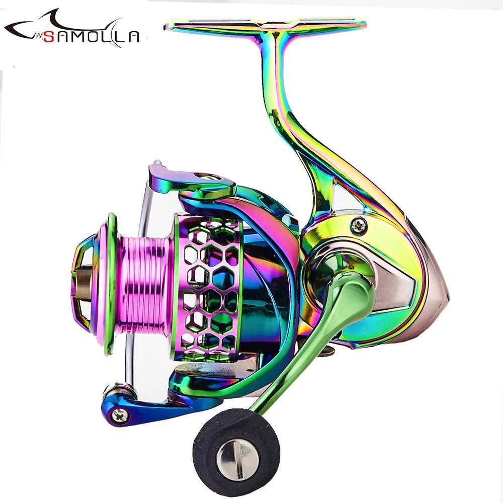 2021 Spinning Fishing Reel 14+1BB 1000-6000 8-15kg Max Drag Moulinet Peche All Metal Aluminium Spool Saltwater Reel CNC En Mer
2021 Spinning Fishing Reel 14+1BB 1000-6000 8-15kg Max Drag Moulinet Peche All Metal Aluminium Spool Saltwater Reel CNC En Mer