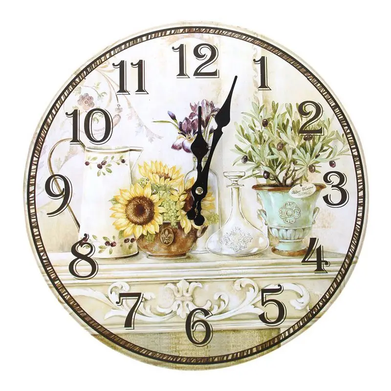 Vintage Antique Style 34cm Wall Clock Home Bedroom Retro Kitchen Quartz (Pattern:sunflower)
Vintage Antique Style 34cm Wall Clock Home Bedroom Retro Kitchen Quartz (Pattern:sunflower)
