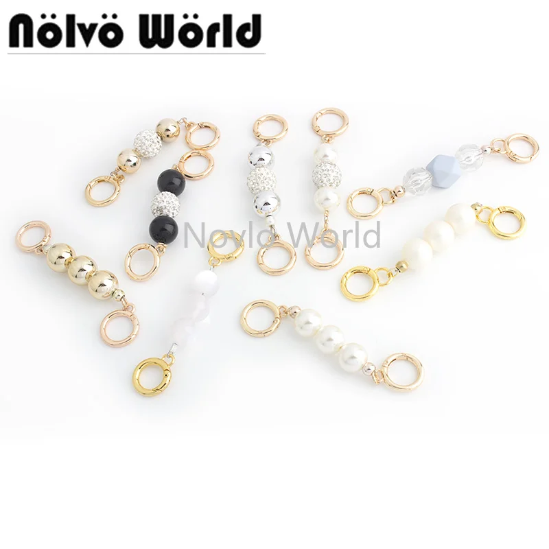 Nolvo World 20pcs 9 style 12.5/13/14/14.5/15 cm length Gold bag chain links connector ring with beads for purses and handbags
Nolvo World 20pcs 9 style 12.5/13/14/14.5/15 cm length Gold bag chain links connector ring with beads for purses and handbags