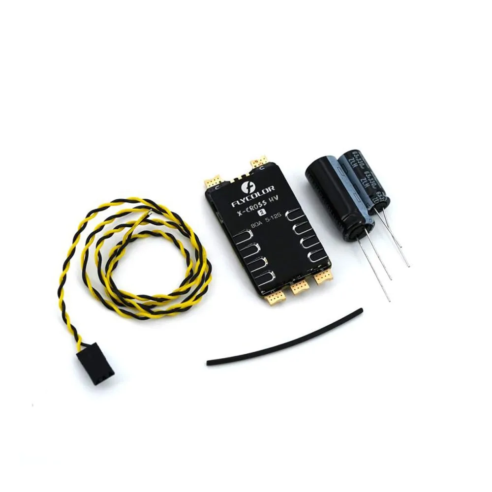 FLYCOLOR X-Cross HV 2 80A 5-12S BLHeli32 телеметрический Бесщеточный Регулятор скорости для радиоуправляемого самолета Multirotor X-Class Cinelifter FPV дроны 
FLYCOLOR X-Cross HV 2 80A 5-12S BLHeli32 телеметрический Бесщеточный Регулятор скорости для радиоуправляемого самолета Multirotor X-Class Cinelifter FPV дроны