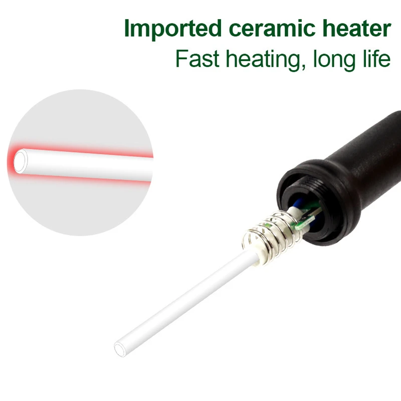 New Adjustable Temperature Electric Soldering Iron 220V 110V 90W Welding Solder Rework Station Heat Pencil Repair Tools
New Adjustable Temperature Electric Soldering Iron 220V 110V 90W Welding Solder Rework Station Heat Pencil Repair Tools
