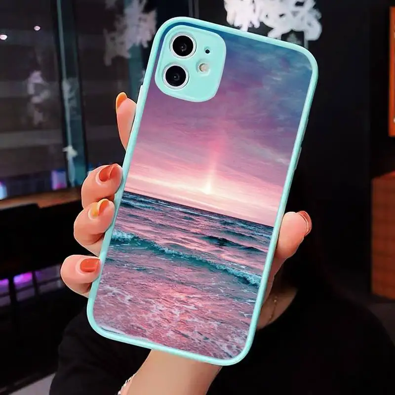 Phone Case For iPhone 12 11 Mini Pro XR XS Max 7 8 Plus X Beach Summer Sea Matte transparent blue Cover
Phone Case For iPhone 12 11 Mini Pro XR XS Max 7 8 Plus X Beach Summer Sea Matte transparent blue Cover