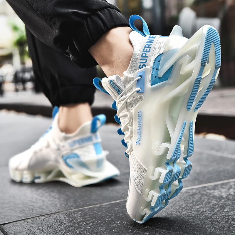 New Mesh Blade Shoes Men Sneakers Running Mens Shoes Outdoor Sports Zapatillas Zapatos De Hombre Masculino Adulto Plus Size 46
New Mesh Blade Shoes Men Sneakers Running Mens Shoes Outdoor Sports Zapatillas Zapatos De Hombre Masculino Adulto Plus Size 46