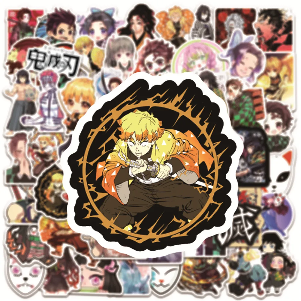 50/100Pcs Demon Slayer Kimetsu No Yaiba Anime Stickers Skateboard Fridge Laptop Travel Luggage Classic Toy Sticker for Kid Gift
50/100Pcs Demon Slayer Kimetsu No Yaiba Anime Stickers Skateboard Fridge Laptop Travel Luggage Classic Toy Sticker for Kid Gift