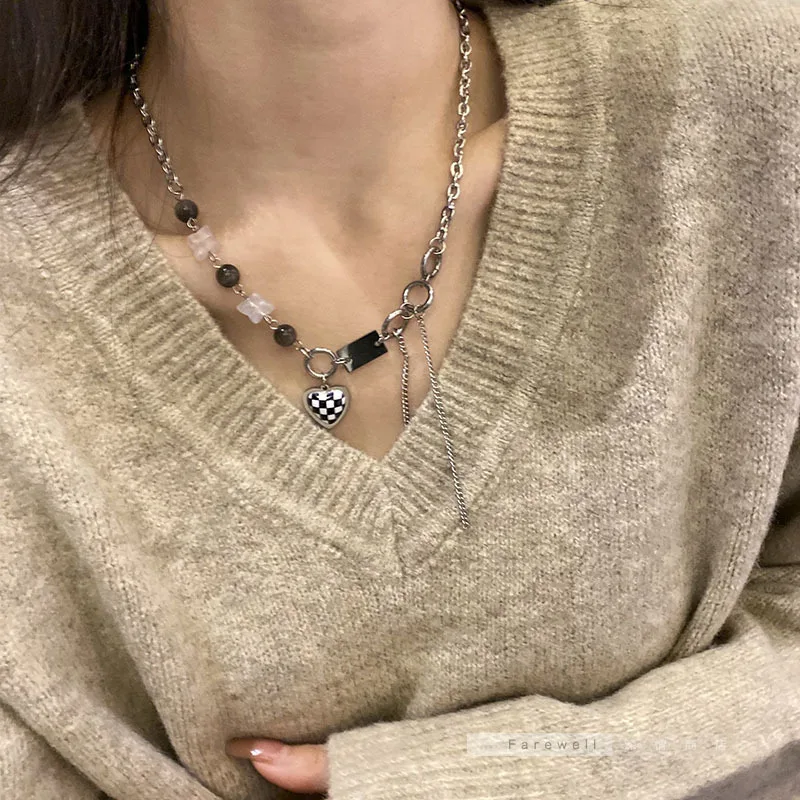 Ladies necklace Ladies accessories Valentine's Day present collares de acero inoxidable para mujer שרשרת לגבר цепочка для очков
Ladies necklace Ladies accessories Valentine's Day present collares de acero inoxidable para mujer שרשרת לגבר цепочка для очков