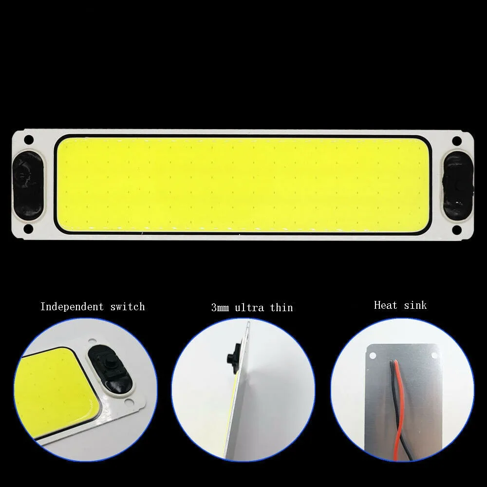 108LED COB LED Light Roof 10000K 2 Pcs DC12V- 36V Floodlight Interior Multifunctional
108LED COB LED Light Roof 10000K 2 Pcs DC12V- 36V Floodlight Interior Multifunctional