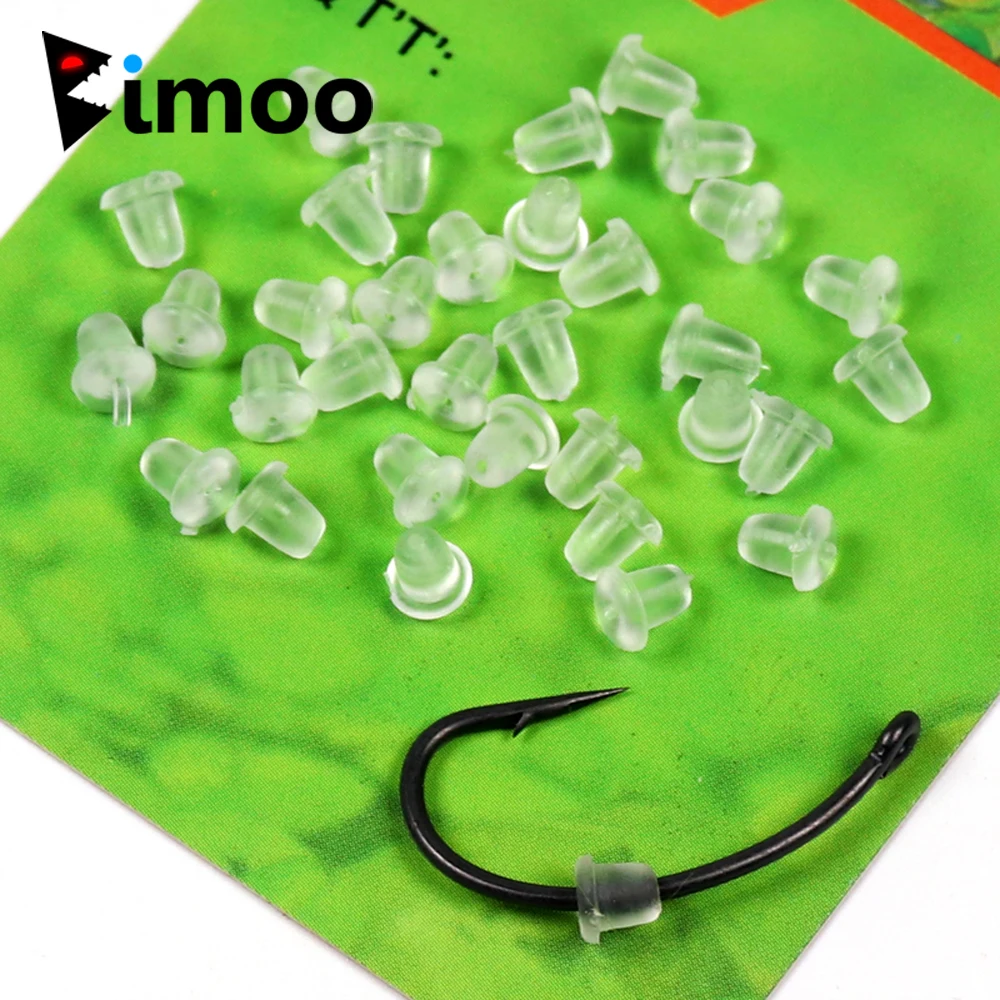 Bimoo 50pcs/pack Clear Soft Carp Fishing Hook Stoper on Sliding Hooks Holder Terminal Tackle Rubber Pop Up Set Up Rig Shank Bead
Bimoo 50pcs/pack Clear Soft Carp Fishing Hook Stoper on Sliding Hooks Holder Terminal Tackle Rubber Pop Up Set Up Rig Shank Bead