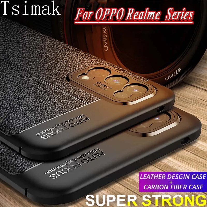 Чехол для Realme 8 Pro 7 6 X7 X50 7i C3 C11 2021 C12 C15 C20 C25 GT Neo силиконовая задняя крышка Oppo A32 A52 A72 A92