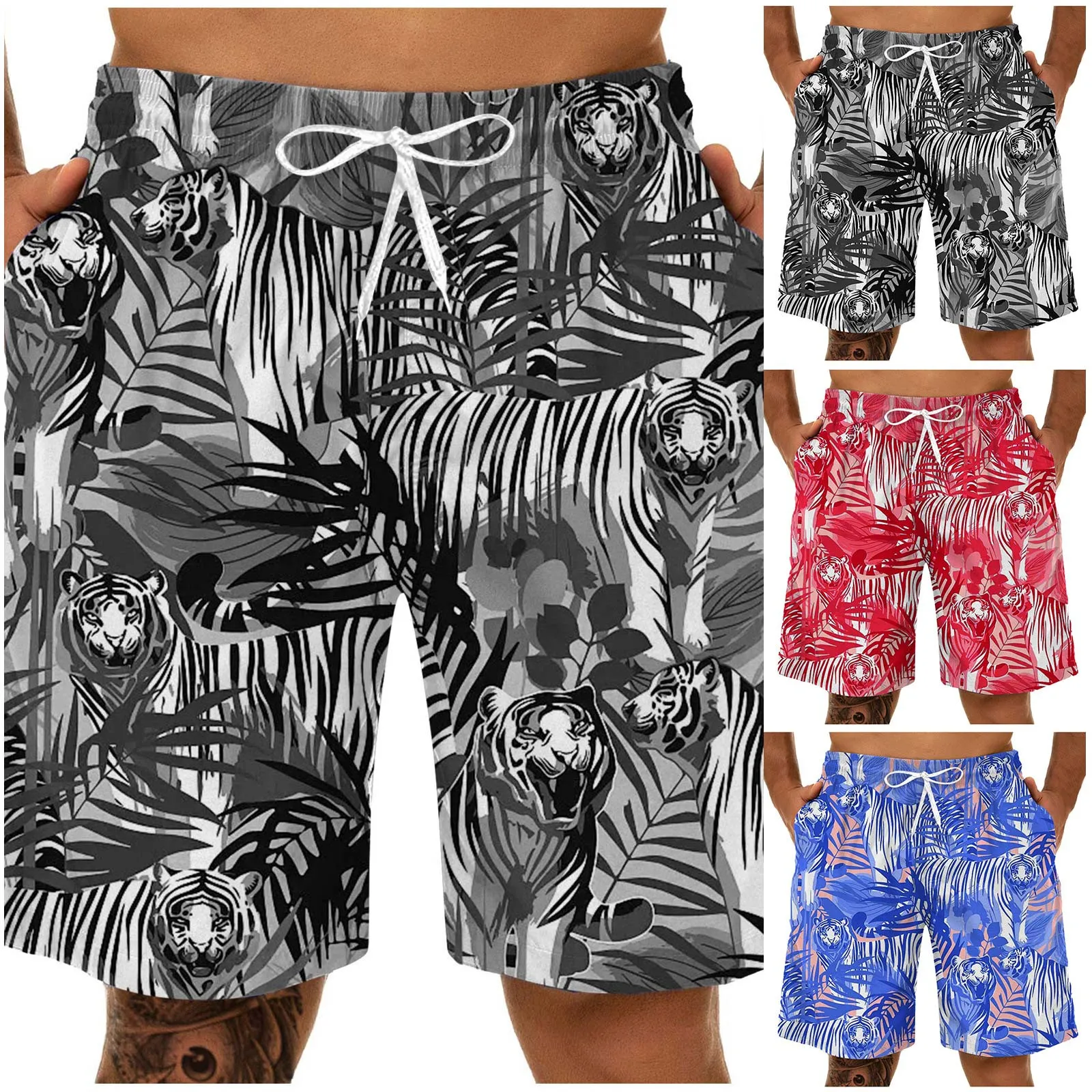63# Men's Summer Leisure Sports Plus Size Breathable 3d Fun Print Shorts Summer Bathing Male Beachwear Surfing Shorts Swimwear
63# Men's Summer Leisure Sports Plus Size Breathable 3d Fun Print Shorts Summer Bathing Male Beachwear Surfing Shorts Swimwear
