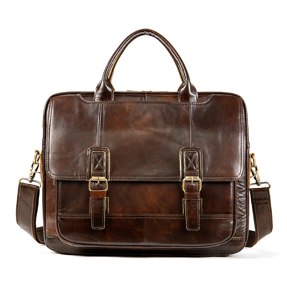 Men's Genuine Leather Bag Office Mens Briefcase Vintage Men's Leather Bag Engraved Messenger Men Handbag For 14"Laptop 7406
Men's Genuine Leather Bag Office Mens Briefcase Vintage Men's Leather Bag Engraved Messenger Men Handbag For 14"Laptop 7406