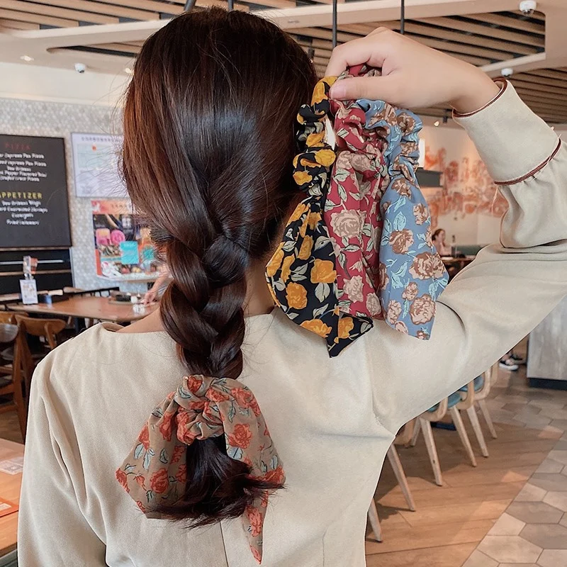 2021 Trendy Summer Retro French Streamer Floral Bow Hair Tie Cute Rubber Band Hair Rope Headdress for Women Trinket Gifts
2021 Trendy Summer Retro French Streamer Floral Bow Hair Tie Cute Rubber Band Hair Rope Headdress for Women Trinket Gifts