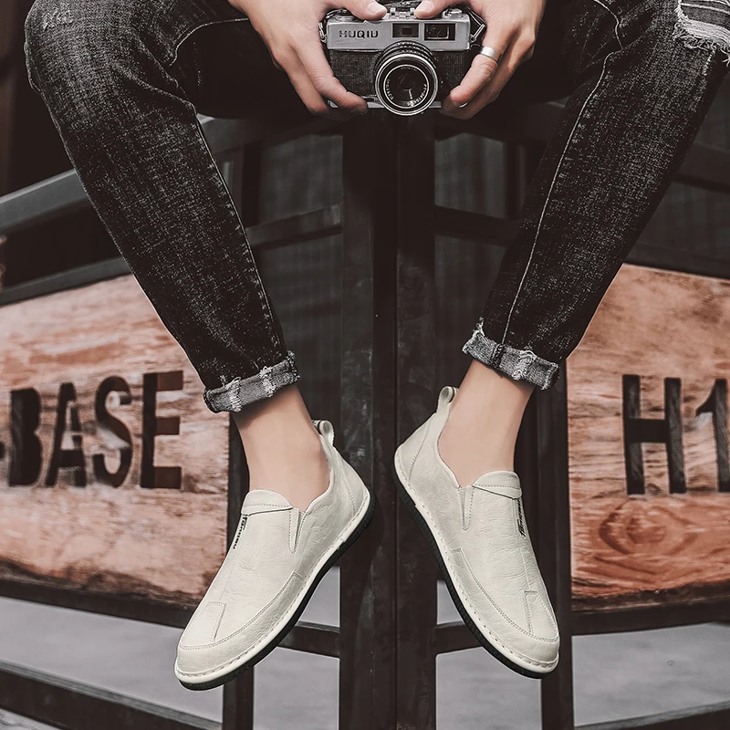 Men's white leather sports shoes leisure fashion Lefu shoes men's luxury leather shoes trend non slip flat shoes sports shoes
Men's white leather sports shoes leisure fashion Lefu shoes men's luxury leather shoes trend non slip flat shoes sports shoes