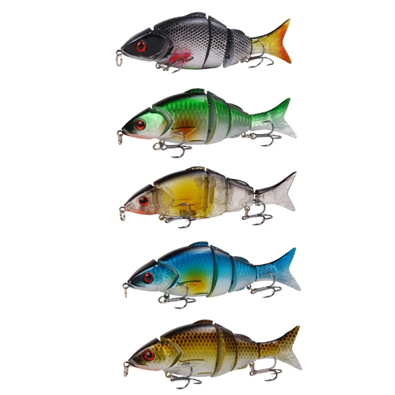 Wobblers Pike Fishing Lure Artificial Multi Jointed Hard Bait 125mm/21.3g Tackle N58B
Wobblers Pike Fishing Lure Artificial Multi Jointed Hard Bait 125mm/21.3g Tackle N58B
