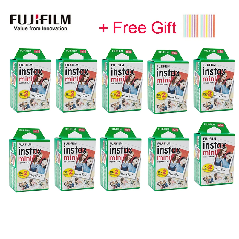 20 200 листов белых цветных пленок Fuji Fujifilm instax mini 9 8 для камеры instax|Плёночные и