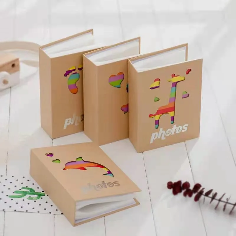 6 inches 100 pockets Simple color kraft paper photo albums scrapbooking album for cards photocard sleeves album for newborns bts 
6 inches 100 pockets Simple color kraft paper photo albums scrapbooking album for cards photocard sleeves album for newborns bts