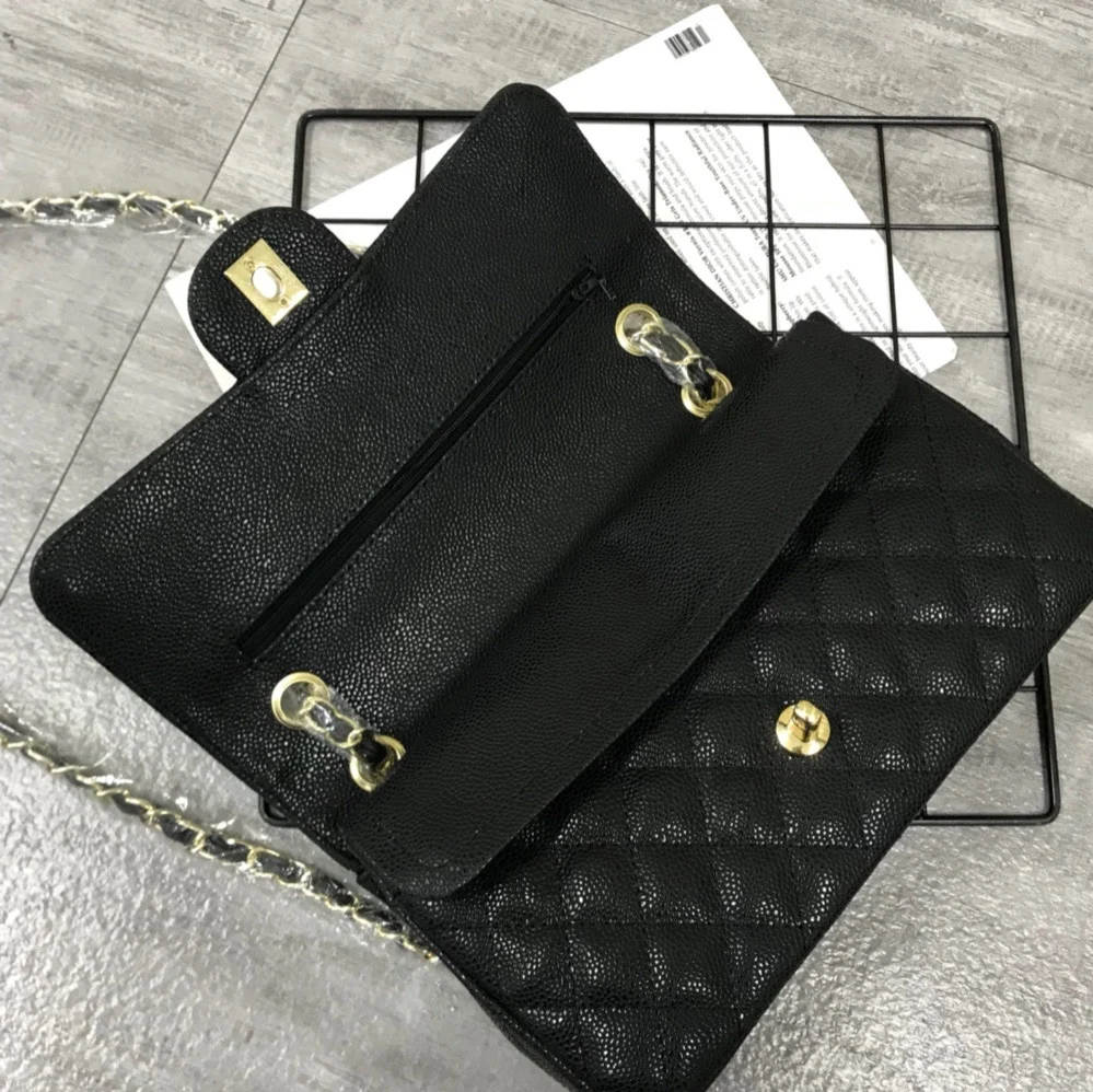 Luxury Women's Handbag Bags Top Quality Fashion Casual Plaid Chain Shoulder Bag Cowhie And Lambskin Classic Designer Flap Bags
Luxury Women's Handbag Bags Top Quality Fashion Casual Plaid Chain Shoulder Bag Cowhie And Lambskin Classic Designer Flap Bags