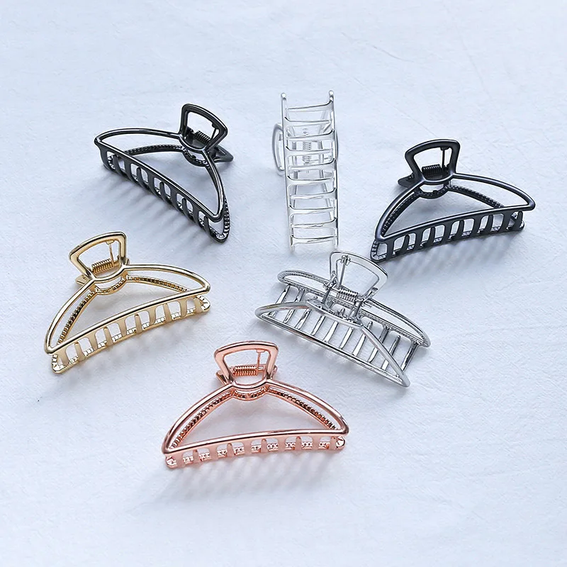 Woman Metal Hair Claws Hair Accessories Chic Barrettes Hairclips Hairpins Ladies Hairgrip Headwear Girls Ornaments Crab Clamp
Woman Metal Hair Claws Hair Accessories Chic Barrettes Hairclips Hairpins Ladies Hairgrip Headwear Girls Ornaments Crab Clamp