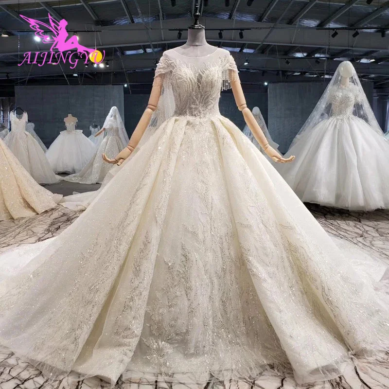 AIJINGYU Dress Gowns With Slit Bridal Boutique Saudi Vintage German African Toast Beach Wedding Dresses
AIJINGYU Dress Gowns With Slit Bridal Boutique Saudi Vintage German African Toast Beach Wedding Dresses