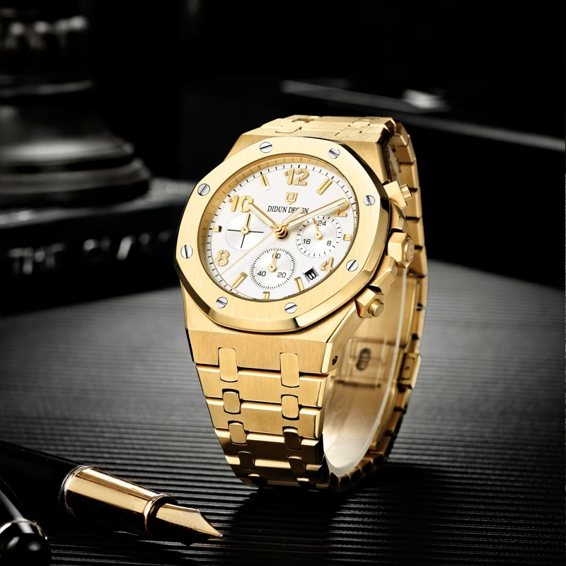 DIDUN Men Watch Top Brand Luxury Quartz Digital Watch Men Male Fashion Business Watch Shockproof 30m Waterproof Wristwatch
DIDUN Men Watch Top Brand Luxury Quartz Digital Watch Men Male Fashion Business Watch Shockproof 30m Waterproof Wristwatch