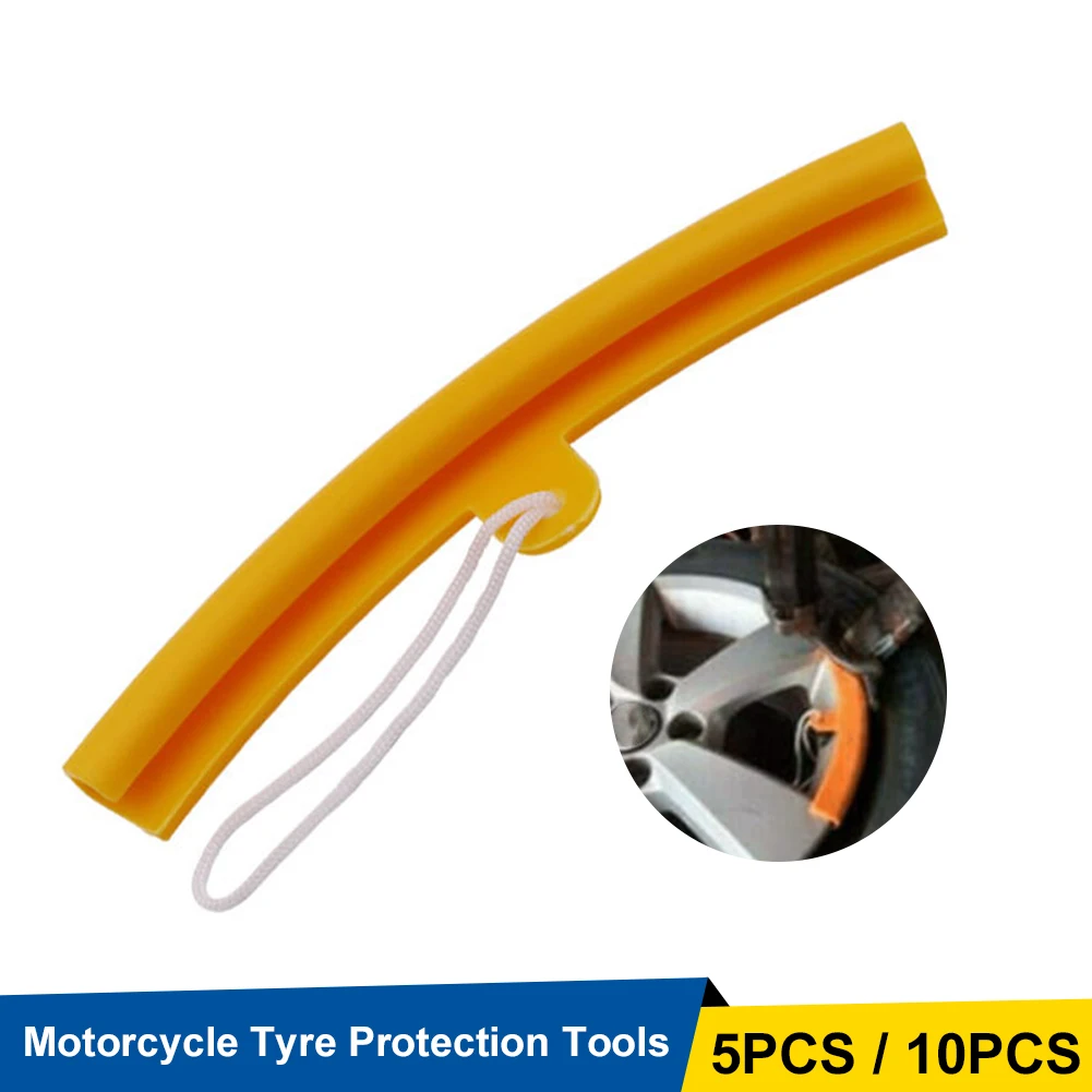 

5Pcs/10Pcs Motorcycle Car Tyre Wheel Rim Edge Protectors Polyurethane Tire Protective Cover Changing Remove Disassembly Tool