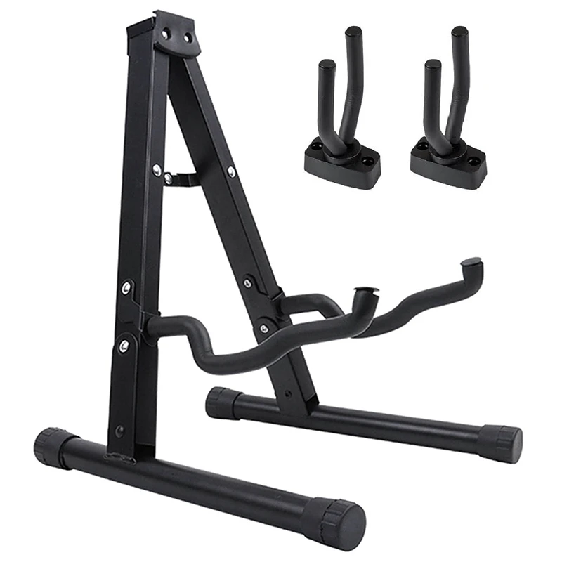 Guitar Folding A-Frame Stand for Acoustic Electric and Classic Guitars Bass with Guitar Hanger
Guitar Folding A-Frame Stand for Acoustic Electric and Classic Guitars Bass with Guitar Hanger