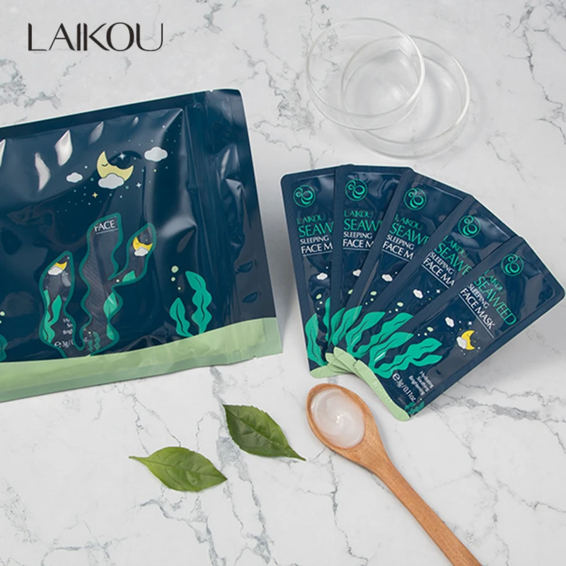 Seaweed Moisturizing Sleeping Face Mask Anti Wrinkles Night Facial Masks Dark Circles Anti-Aging Sheet Mask for Skin Care Cream
Seaweed Moisturizing Sleeping Face Mask Anti Wrinkles Night Facial Masks Dark Circles Anti-Aging Sheet Mask for Skin Care Cream