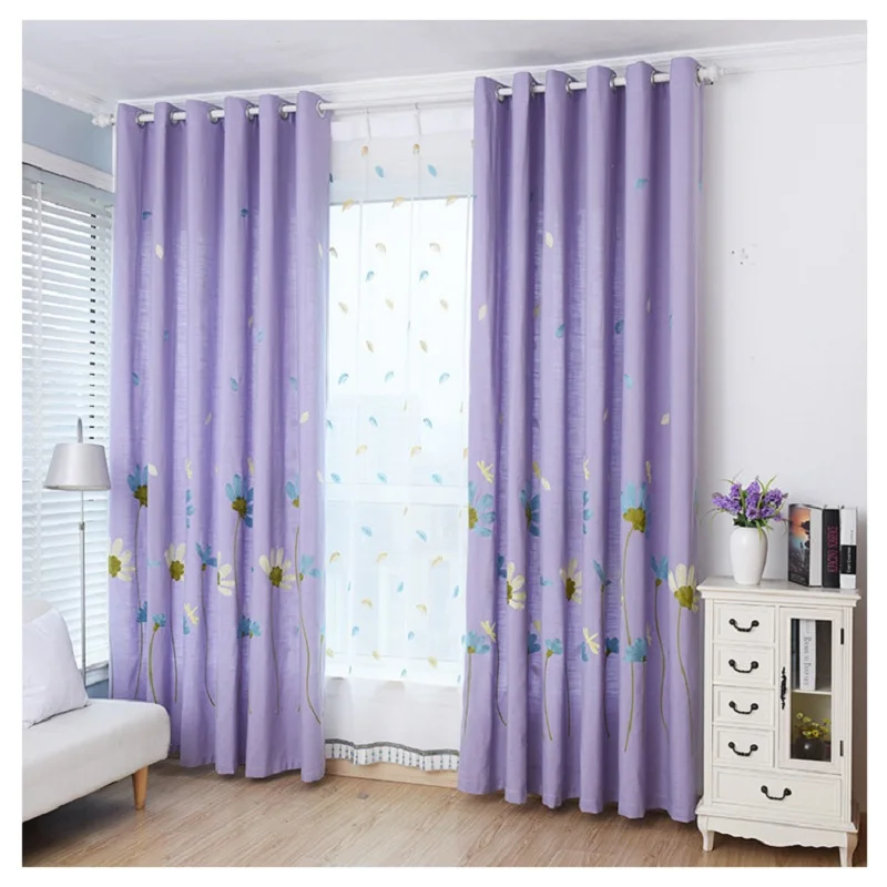 Comfort for Home Modern Decoration Pastoral Simple and Fresh Embroidery Printing Curtains for Living Room Bedroom Dining Room
Comfort for Home Modern Decoration Pastoral Simple and Fresh Embroidery Printing Curtains for Living Room Bedroom Dining Room