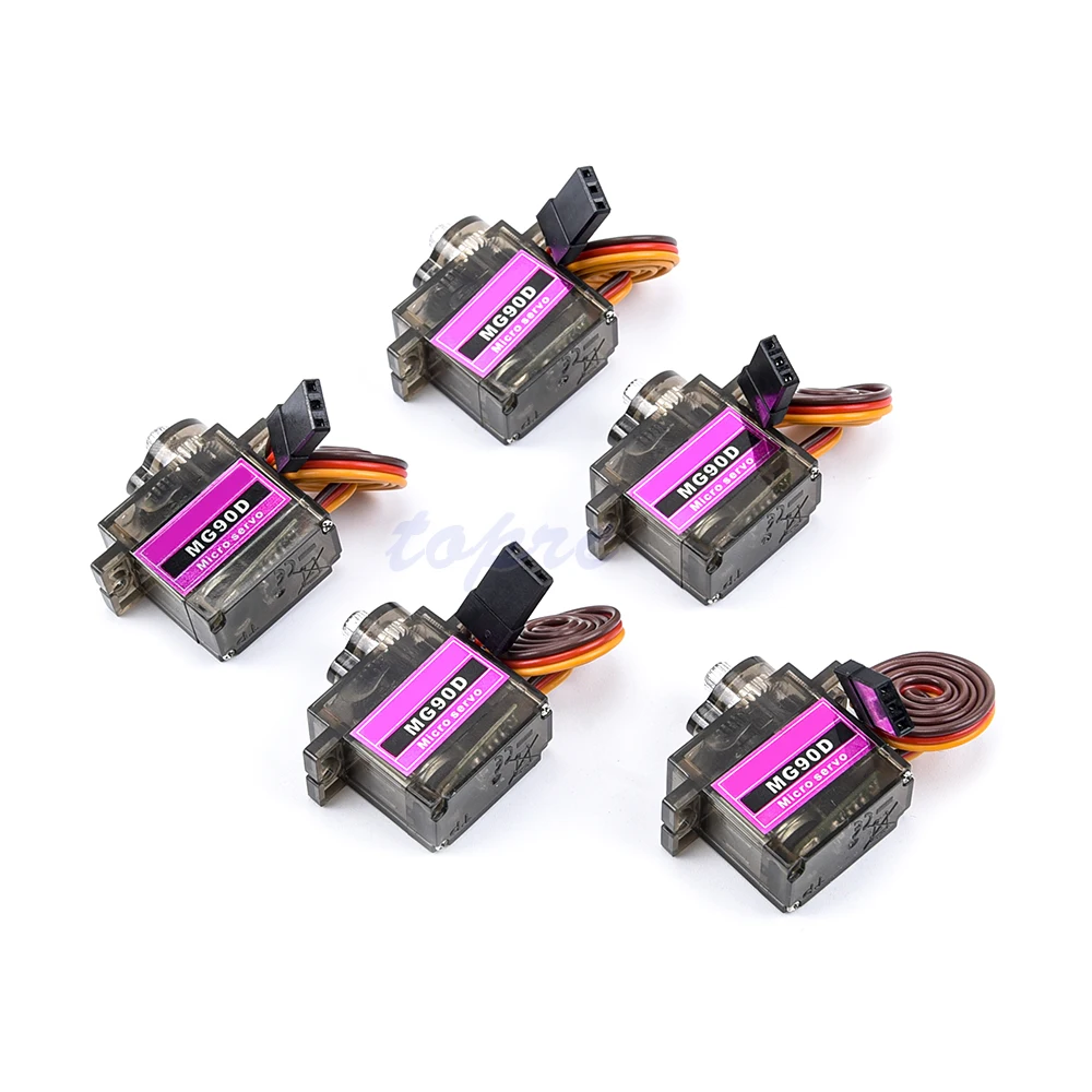 MG90D Цифровой Micro Servo 9g c двигатель с высоким крутящим моментом подшипник