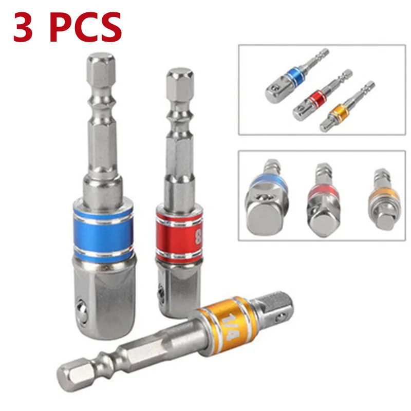 3PCS Color Ball Extension Rod Hexagon Shank Electric Drill Square Head Conversion Extension Rod 1/2 3/8 1/4 Power Tool Accessori
3PCS Color Ball Extension Rod Hexagon Shank Electric Drill Square Head Conversion Extension Rod 1/2 3/8 1/4 Power Tool Accessori