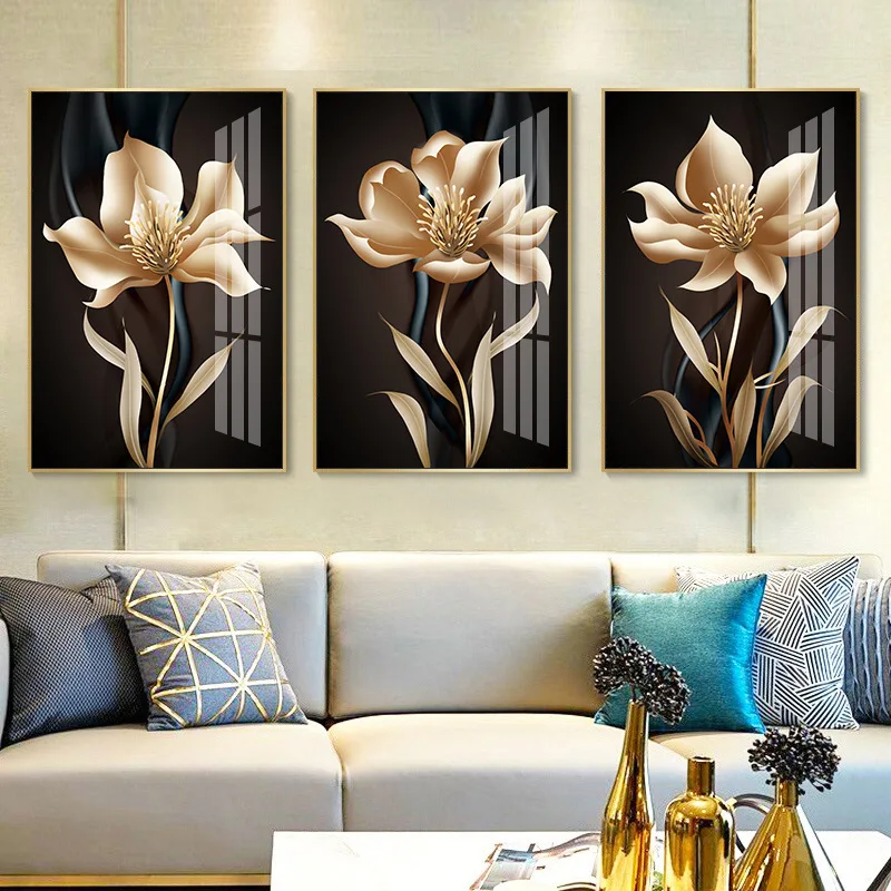 Abstract Black Gold Flower Fashion Poster Home Bedroom Living Room Sofa Decoration Frameless Canvas Printing Hanging Painting
Abstract Black Gold Flower Fashion Poster Home Bedroom Living Room Sofa Decoration Frameless Canvas Printing Hanging Painting