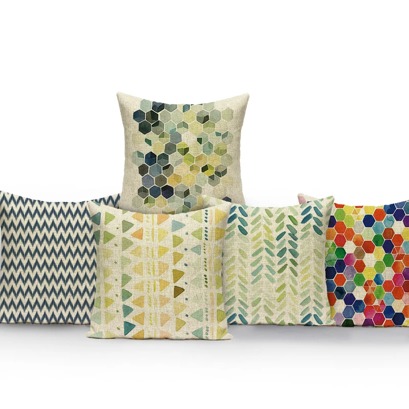 Colorful Geometry Pattern Decorative Pillows Cushion Cover Home Decor Pillowcase Sofa Car Living Room Pillow Cases
Colorful Geometry Pattern Decorative Pillows Cushion Cover Home Decor Pillowcase Sofa Car Living Room Pillow Cases