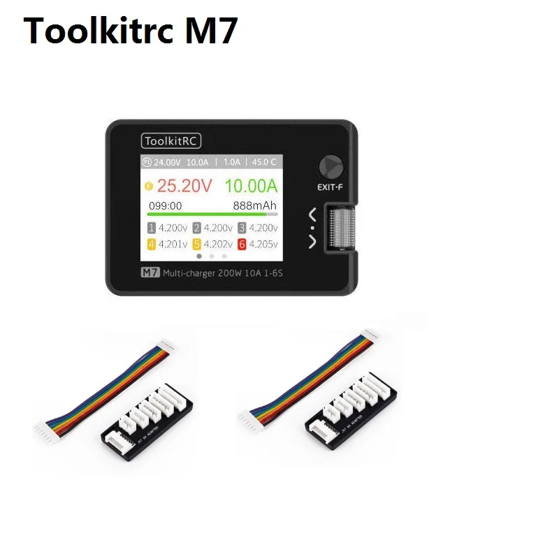ToolkitRC M7 200w 10A Smart Balance Charger Dischargerfor 1-6S Lipo LiHV LiFe Lion Battery
ToolkitRC M7 200w 10A Smart Balance Charger Dischargerfor 1-6S Lipo LiHV LiFe Lion Battery