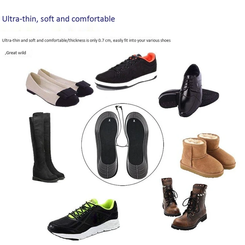USB Electric Heating Insoles Thermal Soles Heated Shoes Insoles for Men Women Winter Hunting Boots Shoes Fishing Hiking
USB Electric Heating Insoles Thermal Soles Heated Shoes Insoles for Men Women Winter Hunting Boots Shoes Fishing Hiking