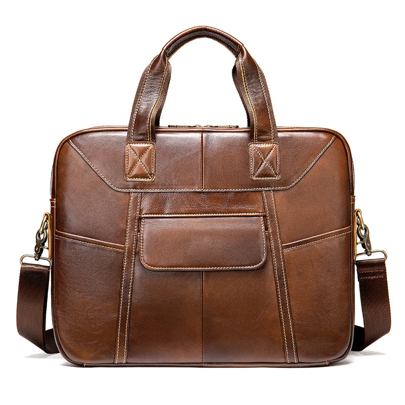 Men's Bag Briefcase Cow Leather Office 15 Inch Laptop Bag For Men's Genuine Leather Bag Business Document Man Briefcase Handbag
Men's Bag Briefcase Cow Leather Office 15 Inch Laptop Bag For Men's Genuine Leather Bag Business Document Man Briefcase Handbag