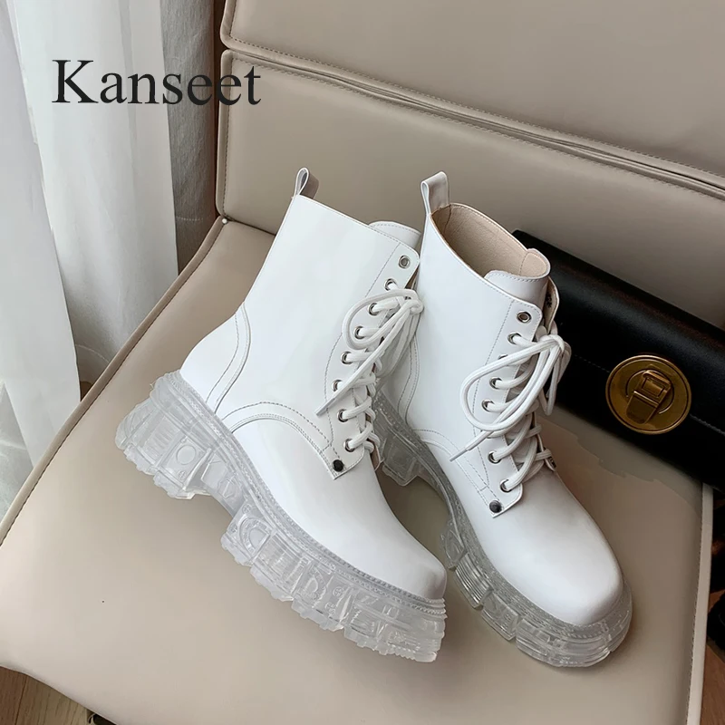 Kanseet Cross-Tied Crystal Transparent Heels Ankle Boots Women 2021 New Autumn Winter Cow Leather Round Toe Female Short Boots
Kanseet Cross-Tied Crystal Transparent Heels Ankle Boots Women 2021 New Autumn Winter Cow Leather Round Toe Female Short Boots