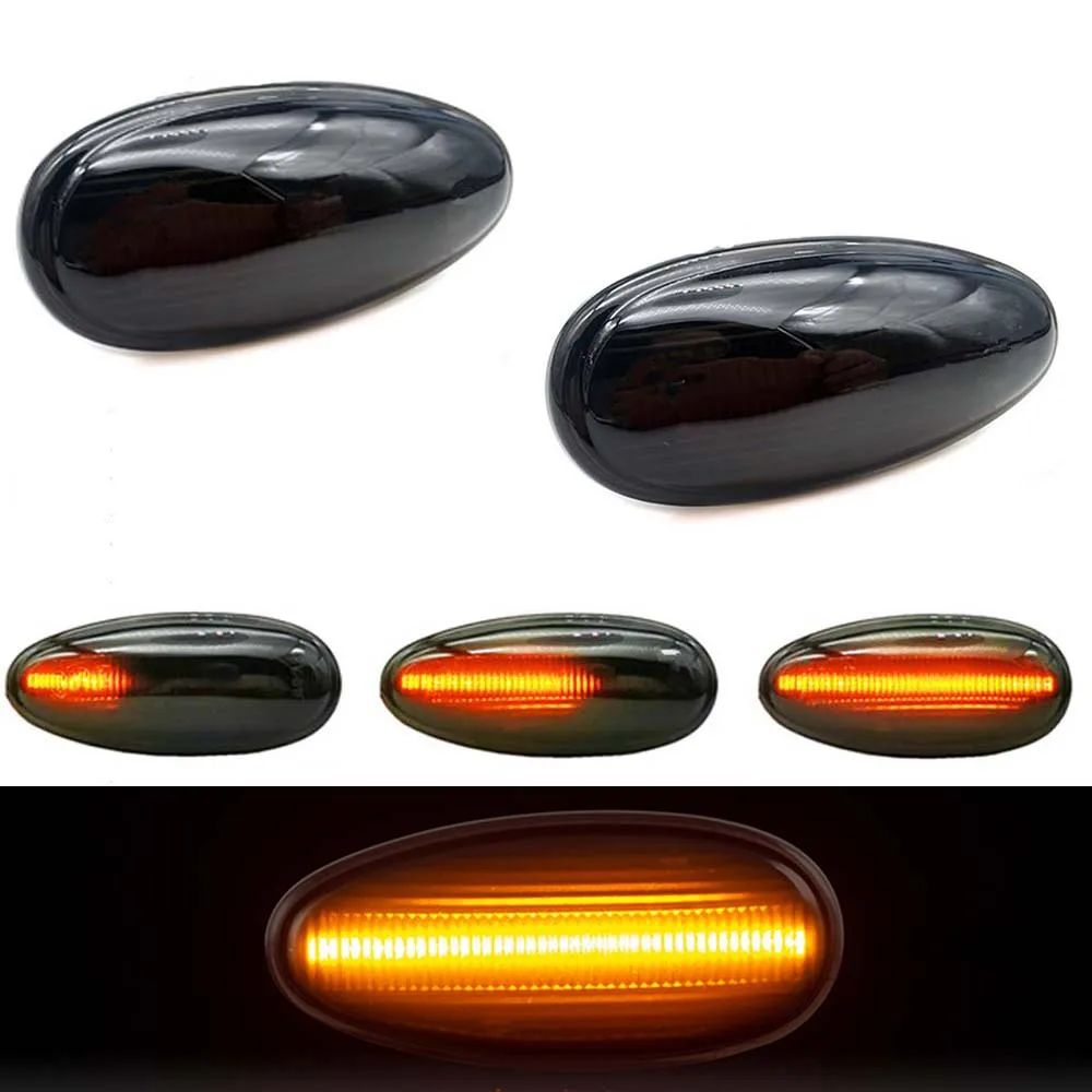 

LED Dynamic Side Marker Lights Arrow Turn Signal Blinker Lamps For Mitsubishi Pajero Shogun 3 Sport K9 Galant Outlander Lancer