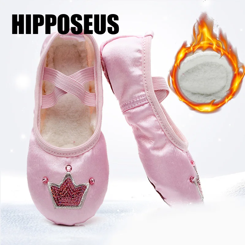 HIPPOSEUS Warm Ballet Dance Shoes Girls Soft Warm Ballet SlippersChildren Practise Ballerina Shoes Woman Yoga Gym Dance Shoes
HIPPOSEUS Warm Ballet Dance Shoes Girls Soft Warm Ballet SlippersChildren Practise Ballerina Shoes Woman Yoga Gym Dance Shoes