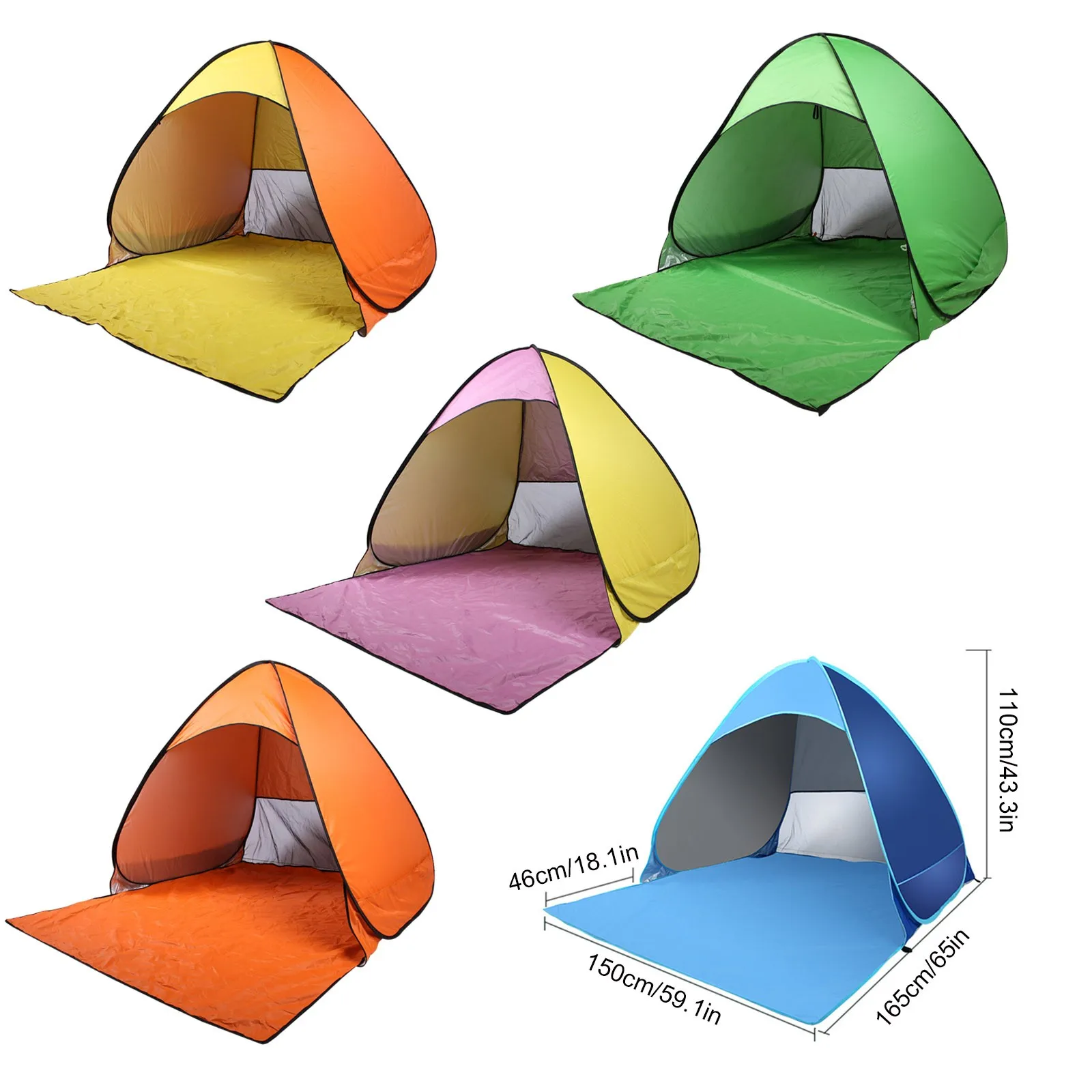 Beach Tent Camping Portable Beach Tent With Instantaneous Sun Protection Automatic Tourist Tent Deployment tente de camping
Beach Tent Camping Portable Beach Tent With Instantaneous Sun Protection Automatic Tourist Tent Deployment tente de camping