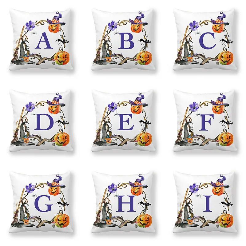 English Letters Pumpkin Halloween Decor Cushion Cover Peachskin Polyester Pillowcase Sofa Car Cushion Cover Party Home Decor
English Letters Pumpkin Halloween Decor Cushion Cover Peachskin Polyester Pillowcase Sofa Car Cushion Cover Party Home Decor