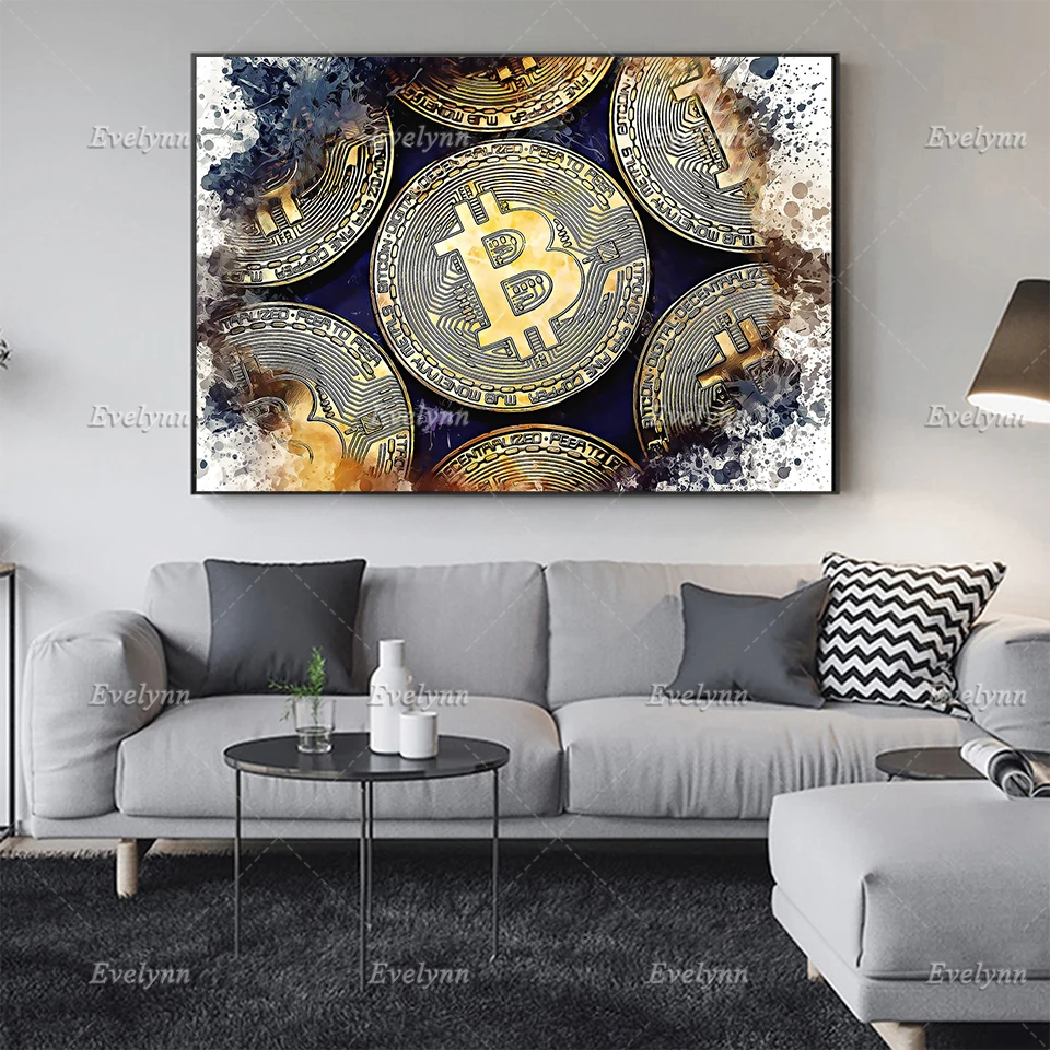Bitcoin Wall Art Canvas Painting Pictures Inspirationnal Print Posters Cryptocurrency Modular Home Decor Bedroom Floating Frame
Bitcoin Wall Art Canvas Painting Pictures Inspirationnal Print Posters Cryptocurrency Modular Home Decor Bedroom Floating Frame