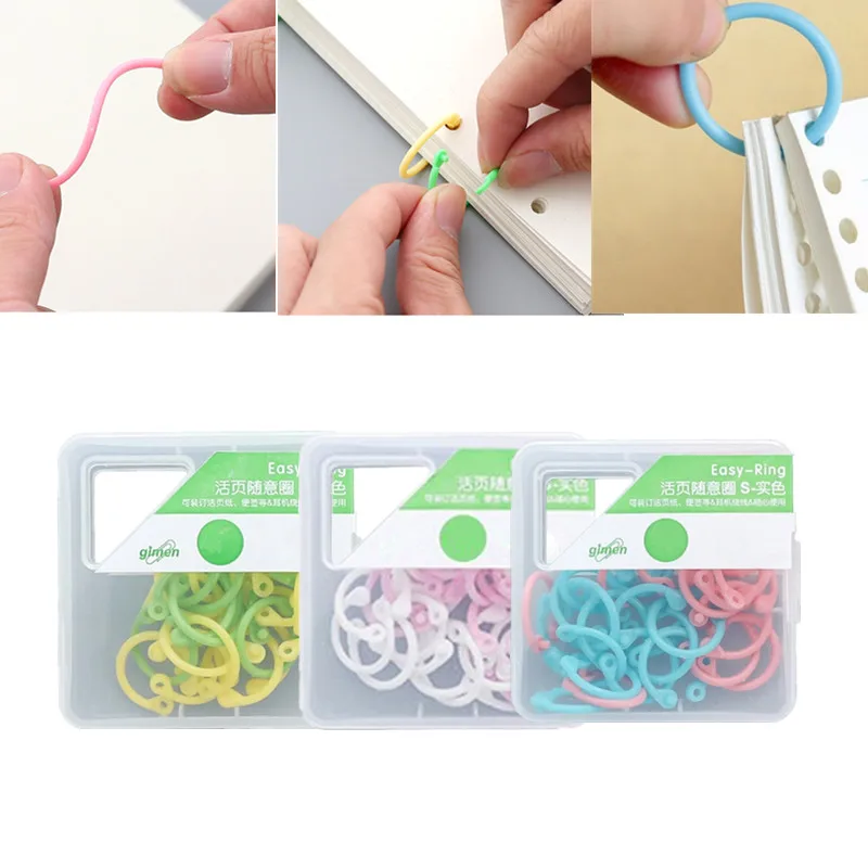 Multifunction Creative School Household Random Circle Binding Paper Key Ring Plastic Loose Leaf Ring
Multifunction Creative School Household Random Circle Binding Paper Key Ring Plastic Loose Leaf Ring
